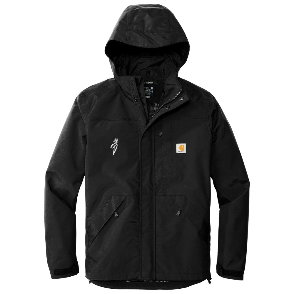 carhartt rain gear Plains Gold Carhartt® Storm Defender® Shoreline Jacket – Hilltop Print Co