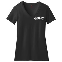 Load image into Gallery viewer, BHC Insurance Ladies' Perfect Blend CVC V-Neck Tee