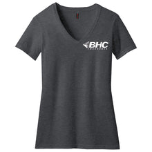 Load image into Gallery viewer, BHC Insurance Ladies' Perfect Blend CVC V-Neck Tee