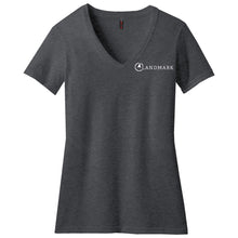 Load image into Gallery viewer, Landmark Ladies' Perfect Blend CVC V-Neck Tee