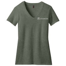 Load image into Gallery viewer, Landmark Ladies' Perfect Blend CVC V-Neck Tee
