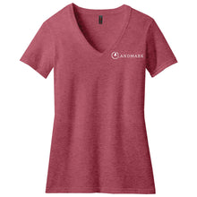 Load image into Gallery viewer, Landmark Ladies' Perfect Blend CVC V-Neck Tee