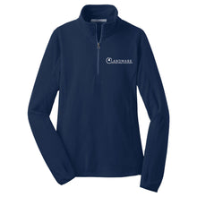 Load image into Gallery viewer, Landmark Ladies' Microfleece 1/2-Zip Pullover