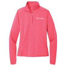Load image into Gallery viewer, Landmark Ladies' Sport-Wick® Stretch 1/4-Zip Pullover