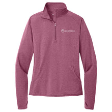 Load image into Gallery viewer, Landmark Ladies' Sport-Wick® Stretch 1/4-Zip Pullover