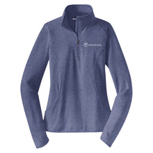 Load image into Gallery viewer, Landmark Ladies' Sport-Wick® Stretch 1/4-Zip Pullover