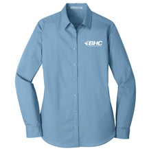 Load image into Gallery viewer, BHC Insurance Ladies' Long Sleeve Poplin Shirt