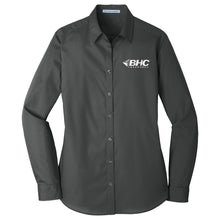 Load image into Gallery viewer, BHC Insurance Ladies' Long Sleeve Poplin Shirt