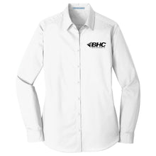 Load image into Gallery viewer, BHC Insurance Ladies' Long Sleeve Poplin Shirt