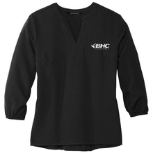 Load image into Gallery viewer, BHC Insurance Ladies' Stretch Crepe 3/4-Sleeve Blouse