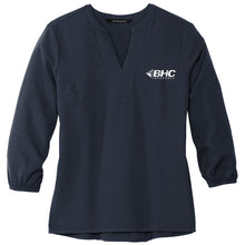 Load image into Gallery viewer, BHC Insurance Ladies' Stretch Crepe 3/4-Sleeve Blouse