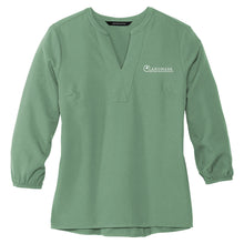 Load image into Gallery viewer, Landmark Ladies' Stretch Crepe 3/4-Sleeve Blouse