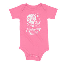 Load image into Gallery viewer, Never Stop Exploring Onesie