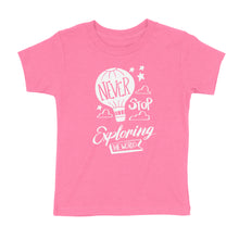 Load image into Gallery viewer, Never Stop Exploring Kids' T-Shirt