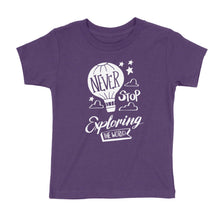 Load image into Gallery viewer, Never Stop Exploring Kids' T-Shirt