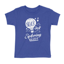 Load image into Gallery viewer, Never Stop Exploring Kids' T-Shirt