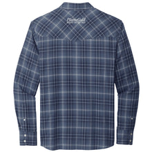 Load image into Gallery viewer, Plains Gold Men's Full Button Plaid Shirt
