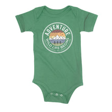 Load image into Gallery viewer, Wild Life Begins Orange Sunset Onesie