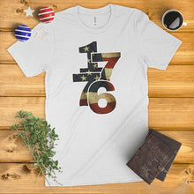 Load image into Gallery viewer, 1776 American Flag Ladies' T-Shirt