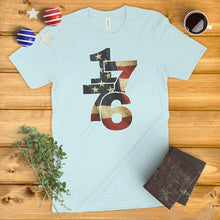 Load image into Gallery viewer, 1776 American Flag Ladies' T-Shirt