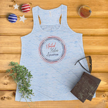 Load image into Gallery viewer, United States of America Circle Wreath Ladies&#39; Tank Top
