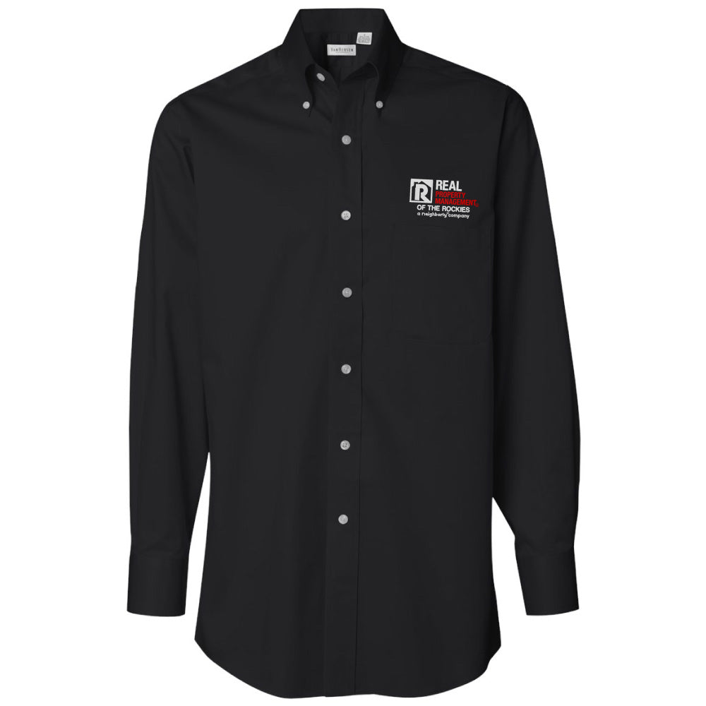 RPM Port Authority® Men's Long Sleeve Carefree Poplin Shirt