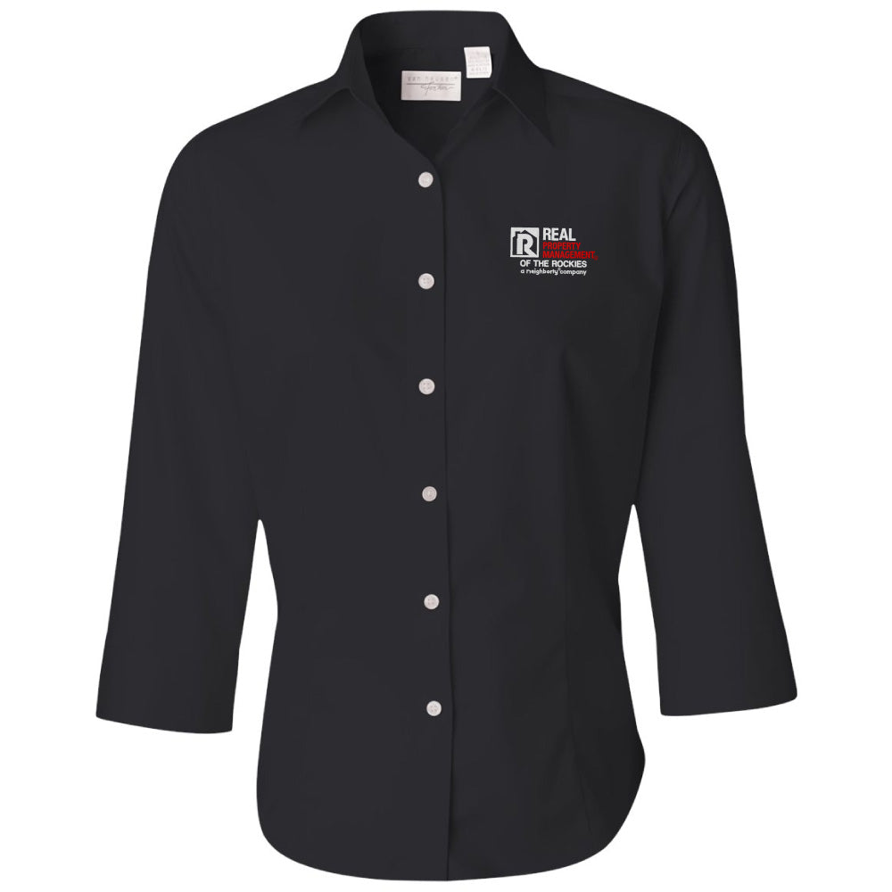 RPM Port Authority® Women's Long Sleeve Carefree Poplin Shirt