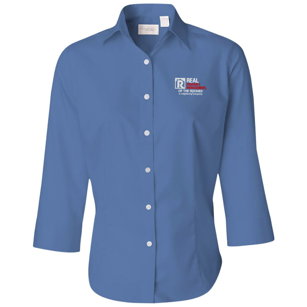 RPM Port Authority® Women's Long Sleeve Carefree Poplin Shirt