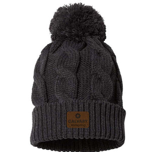 Calvary Wellspring Cable Knit Beanie
