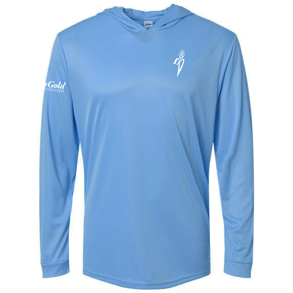 Plains Gold Bahama Performance Hooded Long Sleeve T-Shirt