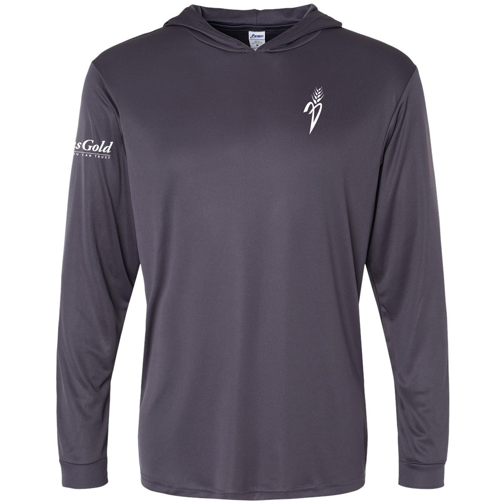 Plains Gold Bahama Performance Hooded Long Sleeve T-Shirt