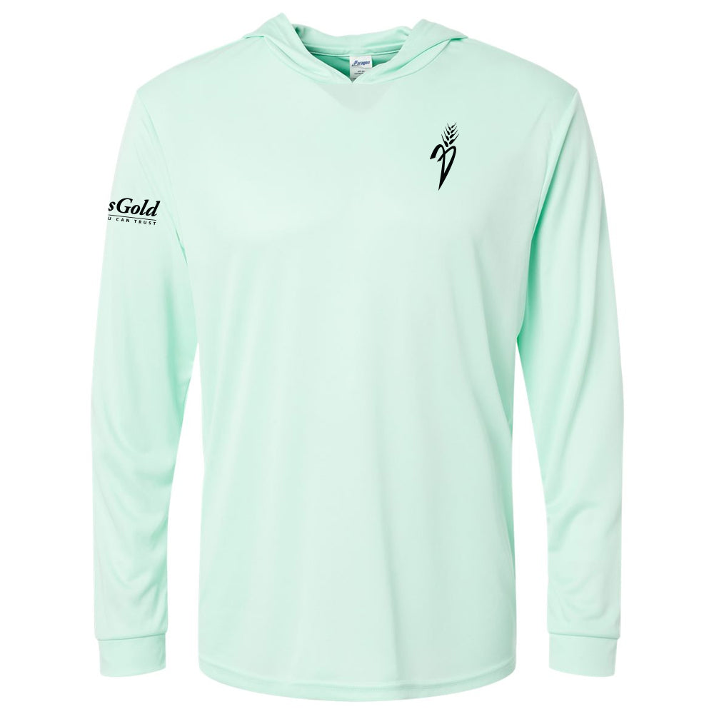 Plains Gold Bahama Performance Hooded Long Sleeve T-Shirt