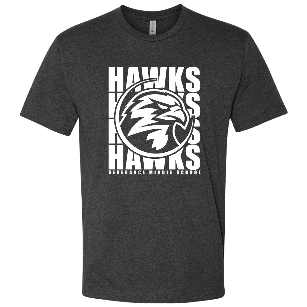 Severance MS Youth & Adult CVC Tee (Hawks Logo)