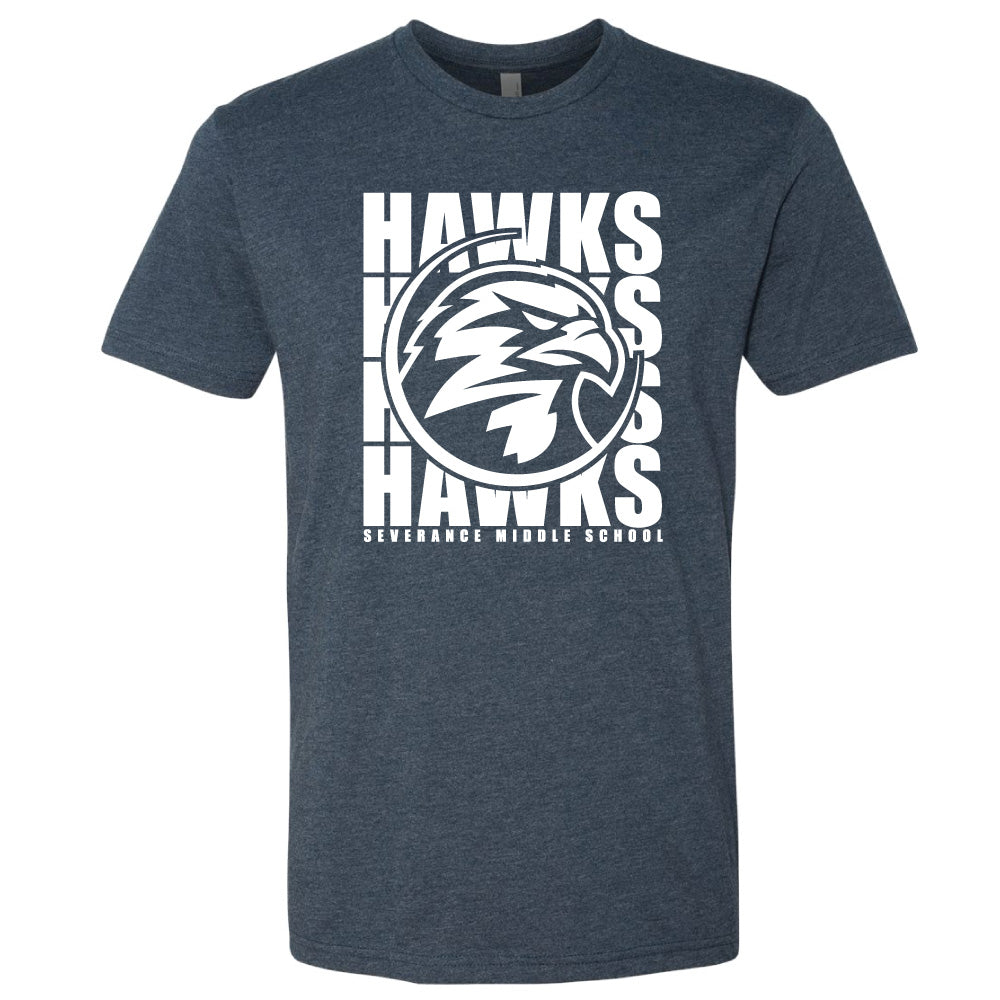 Severance MS Youth & Adult CVC Tee (Hawks Logo)