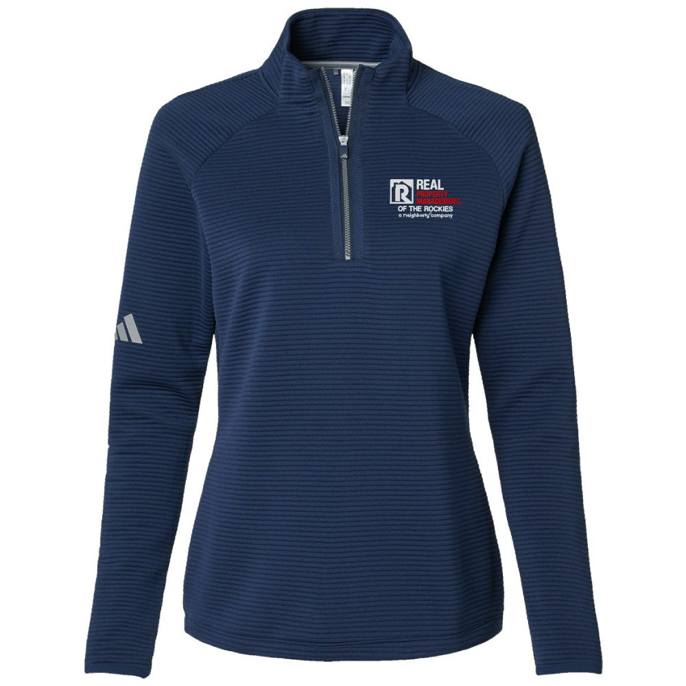 RPM Adidas® Women's Spacer Quarter-Zip Pullover