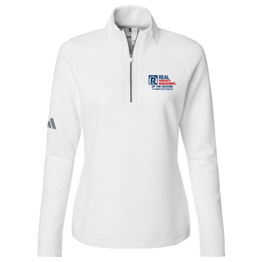 RPM Adidas® Women's Spacer Quarter-Zip Pullover