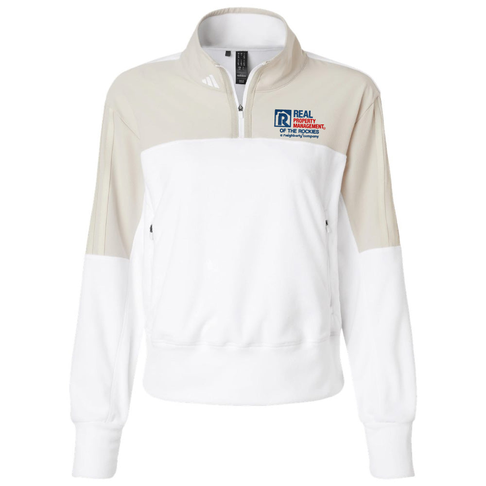 RPM Adidas® Women's Fleece Quarter-Zip Pullover