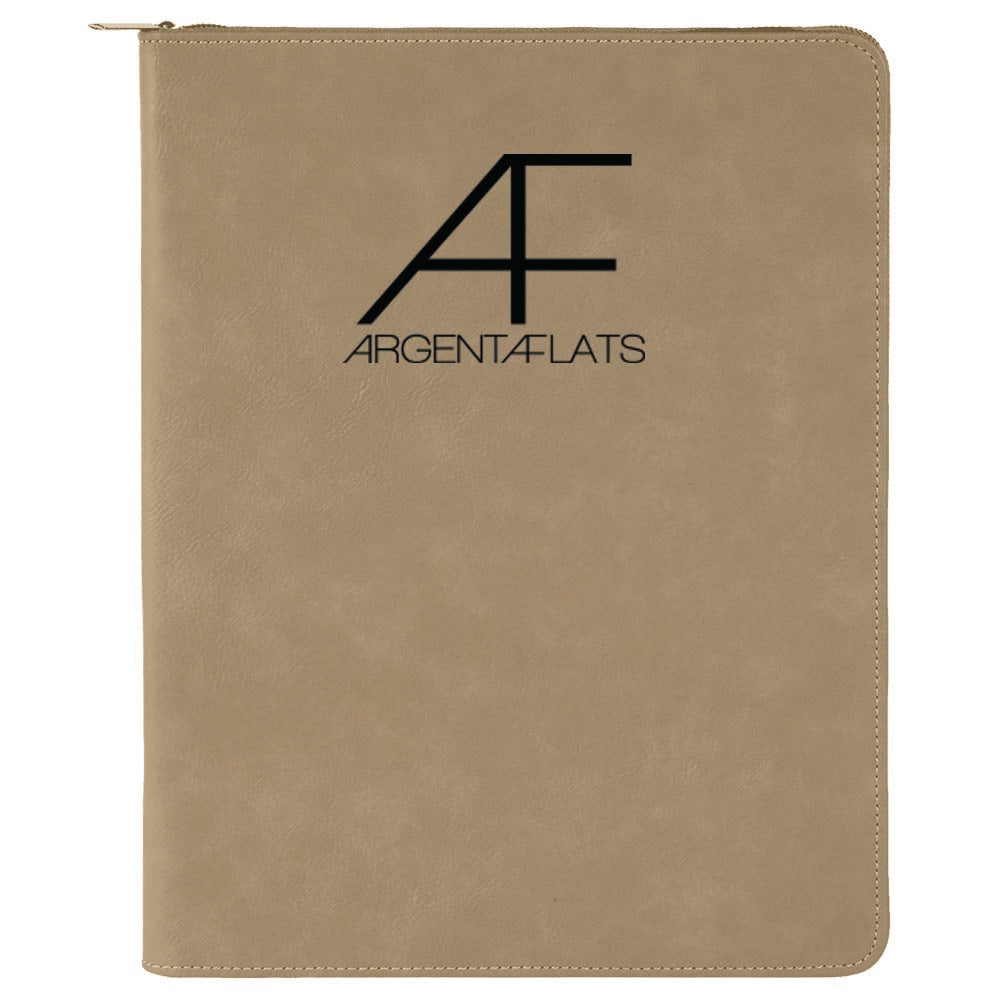 Engage Management Zipper Portfolio with Notepad