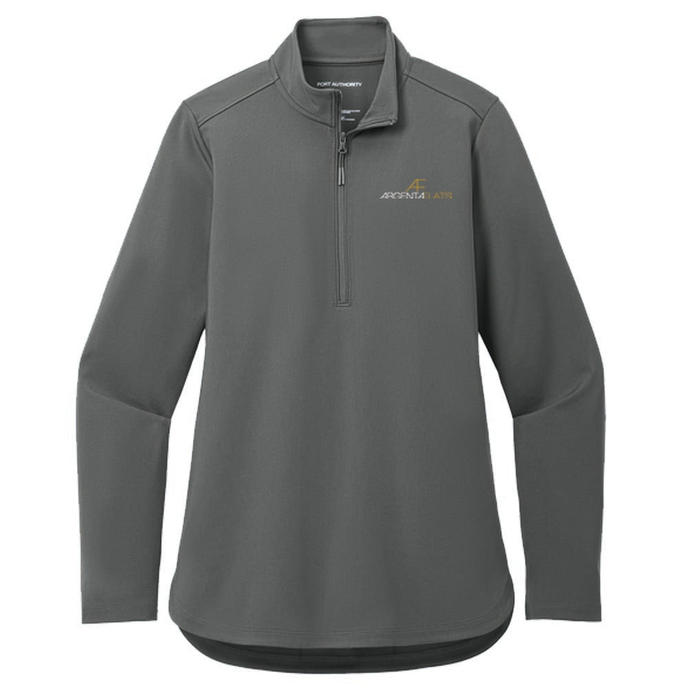 Engage Management Port Authority® Women's C-FREE® Double Knit 1/4-Zip