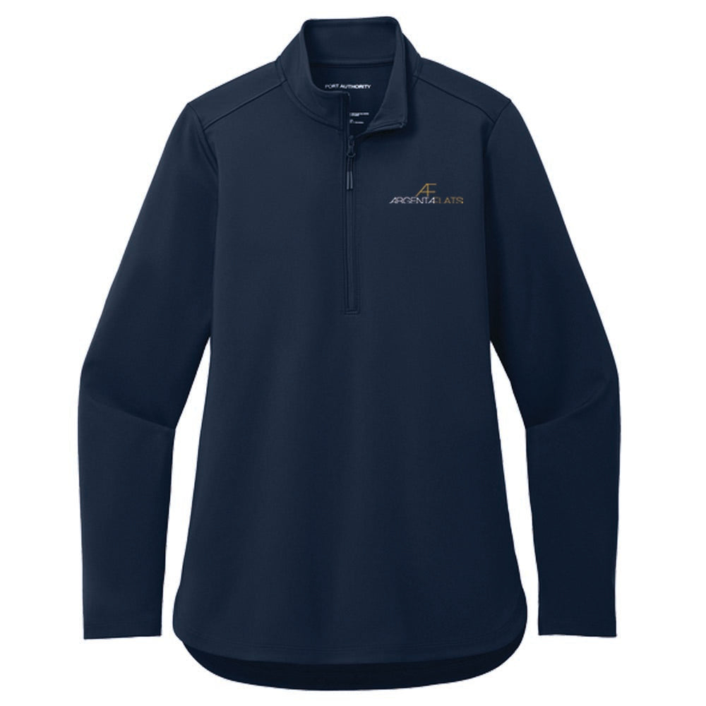 Engage Management Port Authority® Women's C-FREE® Double Knit 1/4-Zip