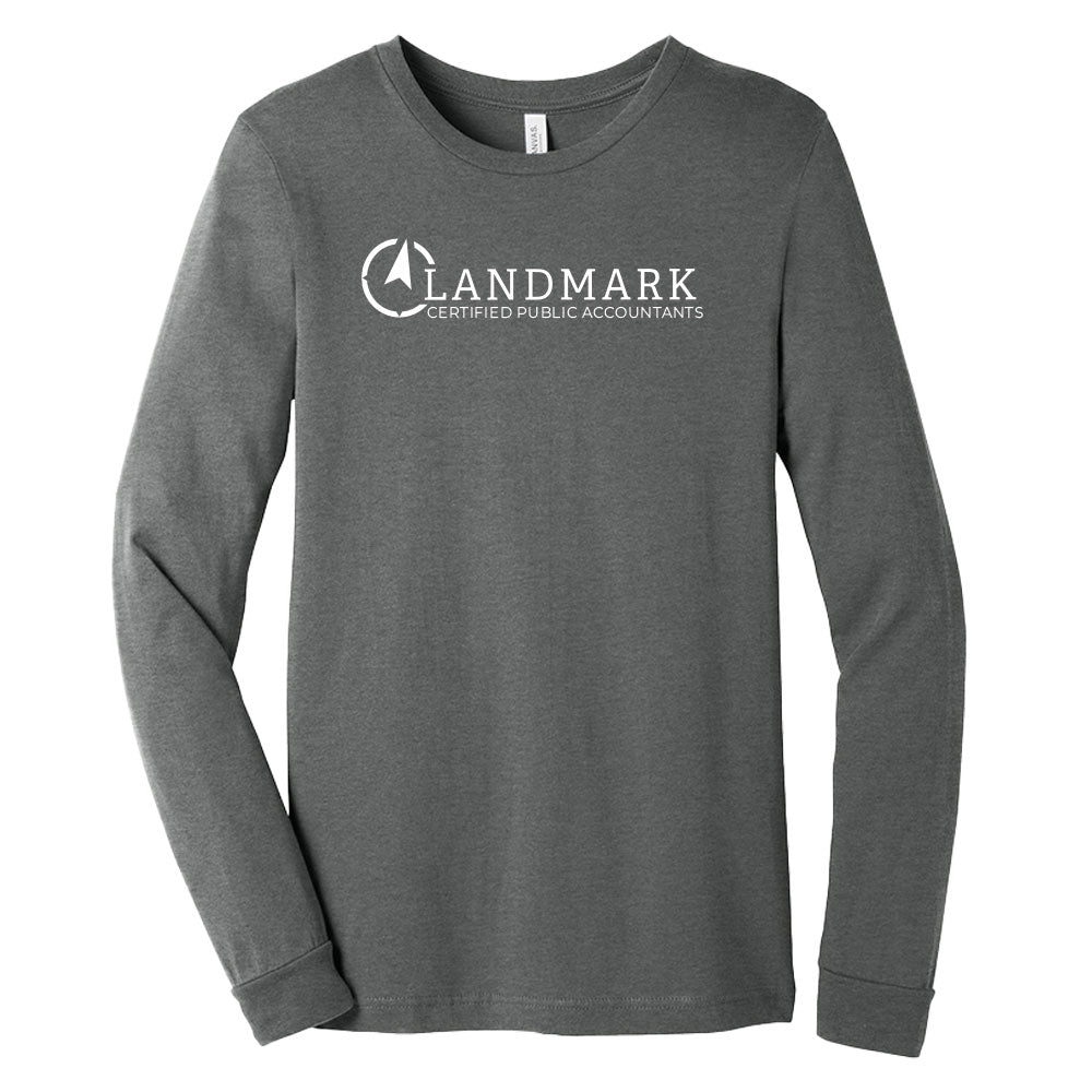 Landmark BELLA+CANVAS® Heather CVC Long Sleeve Tee