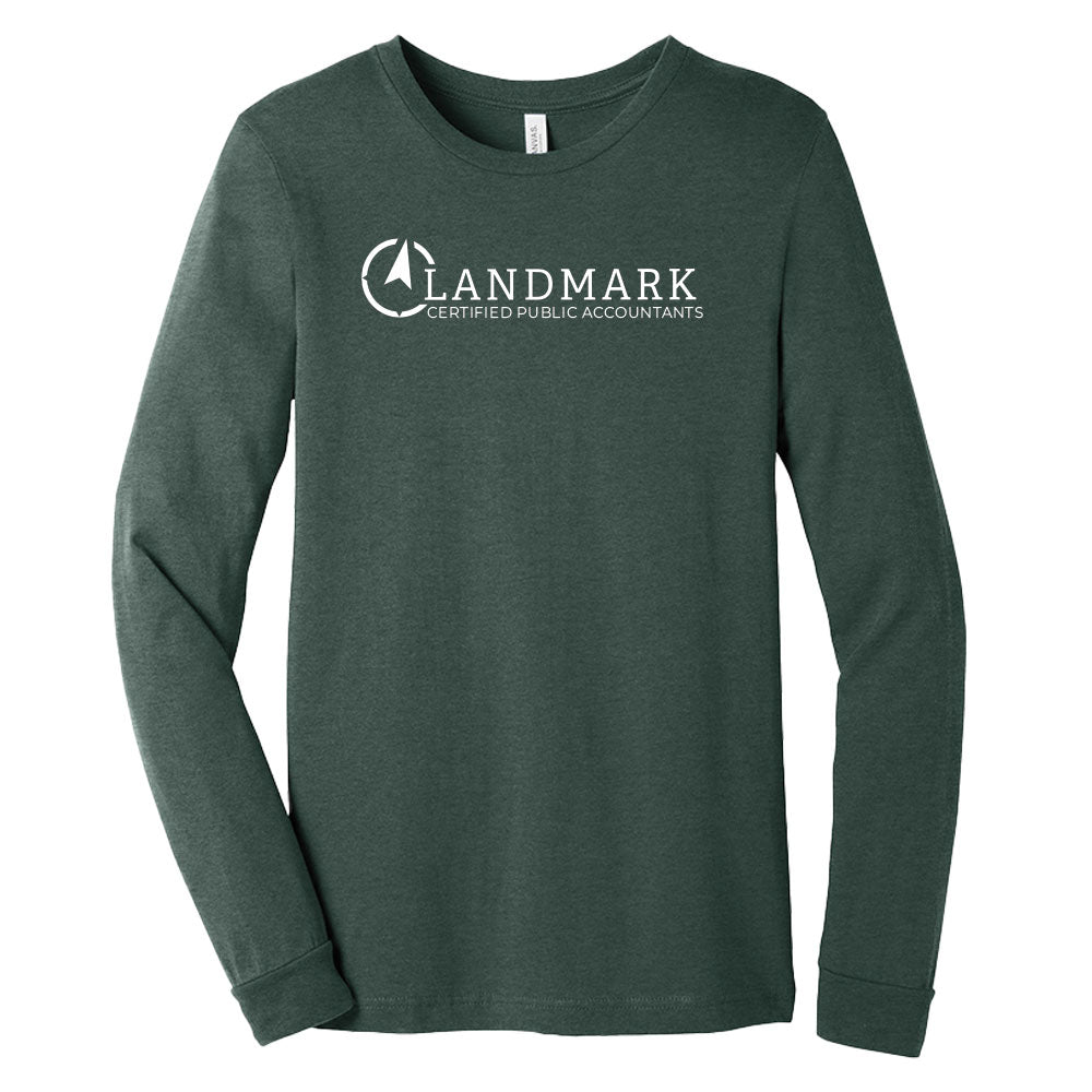 Landmark BELLA+CANVAS® Heather CVC Long Sleeve Tee