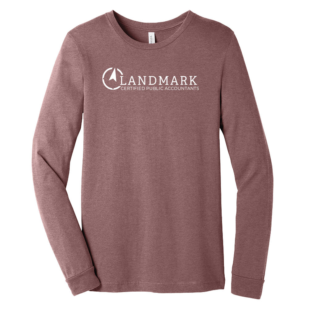 Landmark BELLA+CANVAS® Heather CVC Long Sleeve Tee