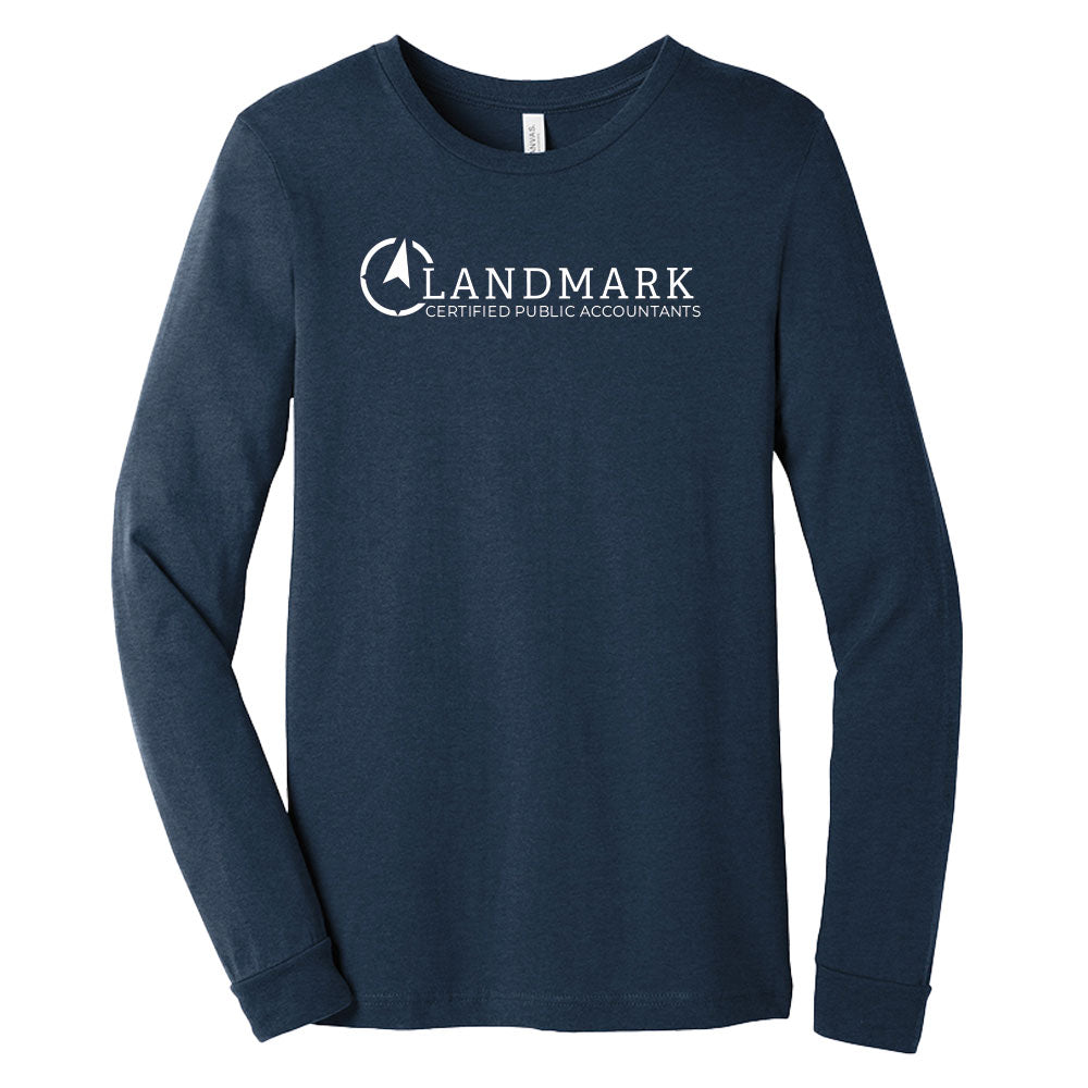 Landmark BELLA+CANVAS® Heather CVC Long Sleeve Tee