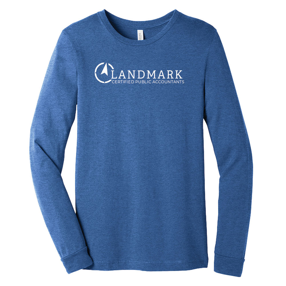 Landmark BELLA+CANVAS® Heather CVC Long Sleeve Tee