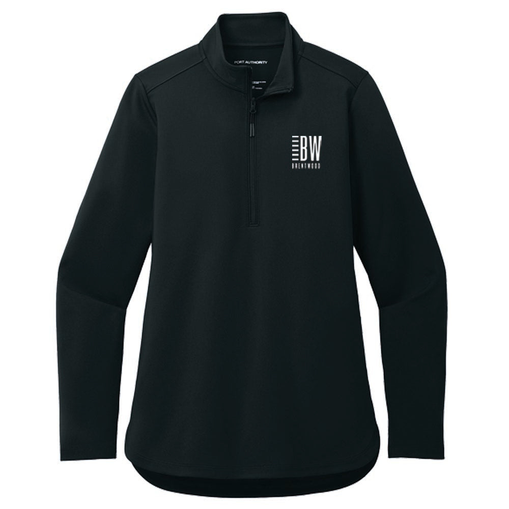 Engage Management Port Authority® Women's C-FREE® Double Knit 1/4-Zip