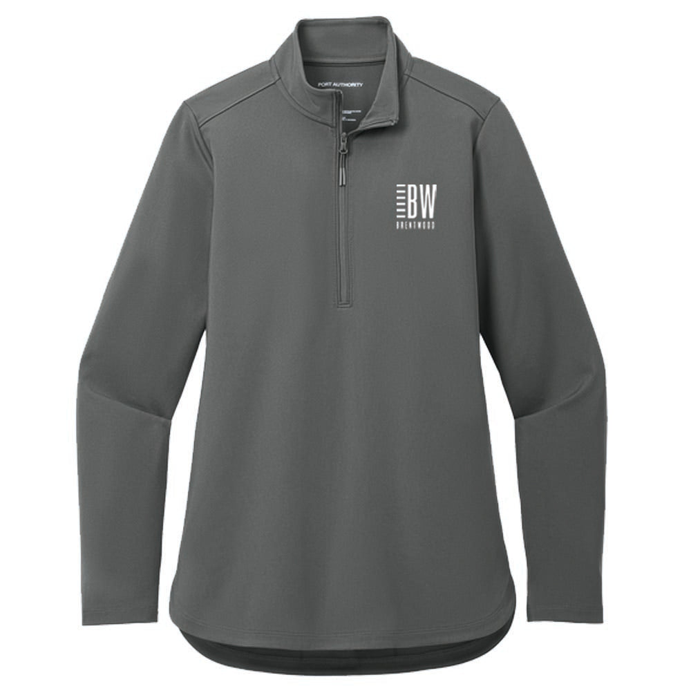 Engage Management Port Authority® Women's C-FREE® Double Knit 1/4-Zip