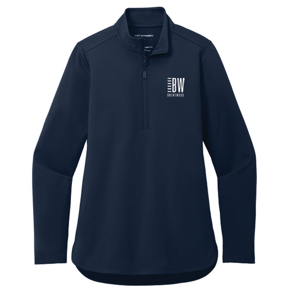 Engage Management Port Authority® Women's C-FREE® Double Knit 1/4-Zip
