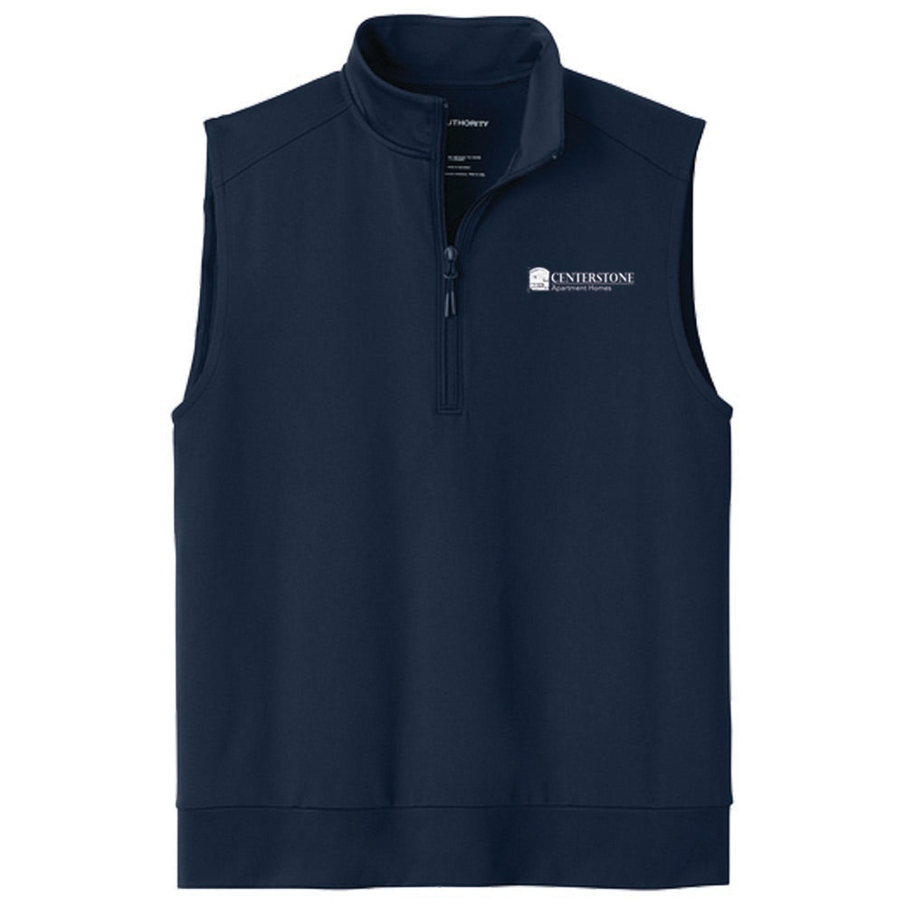 Engage Management Port Authority® C-FREE® Double Knit 1/4-Zip Vest
