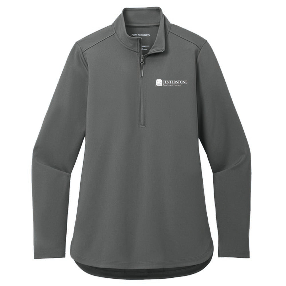 Engage Management Port Authority® Women's C-FREE® Double Knit 1/4-Zip